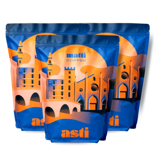 Zestaw kawa asti 3x1000g