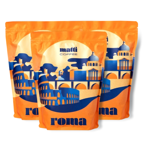 Zestaw kawa roma 3x1000g